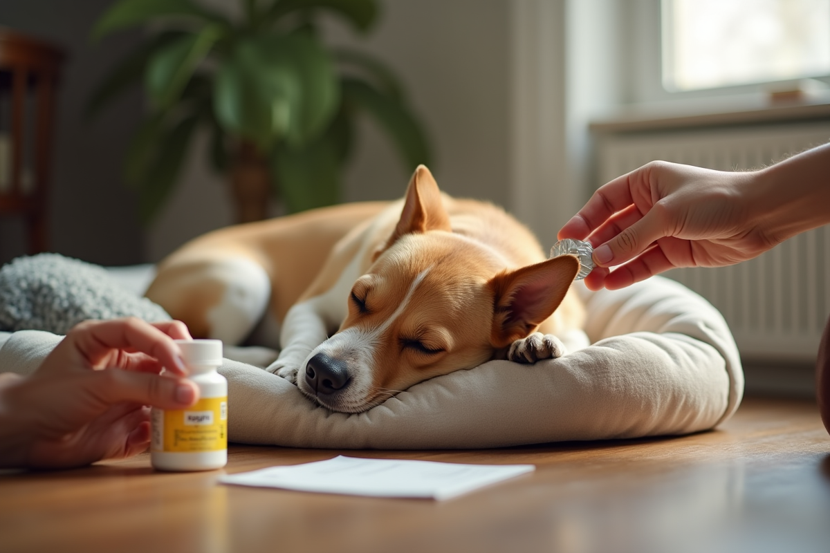 chien douleur