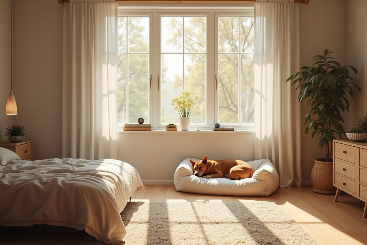 chien sommeil