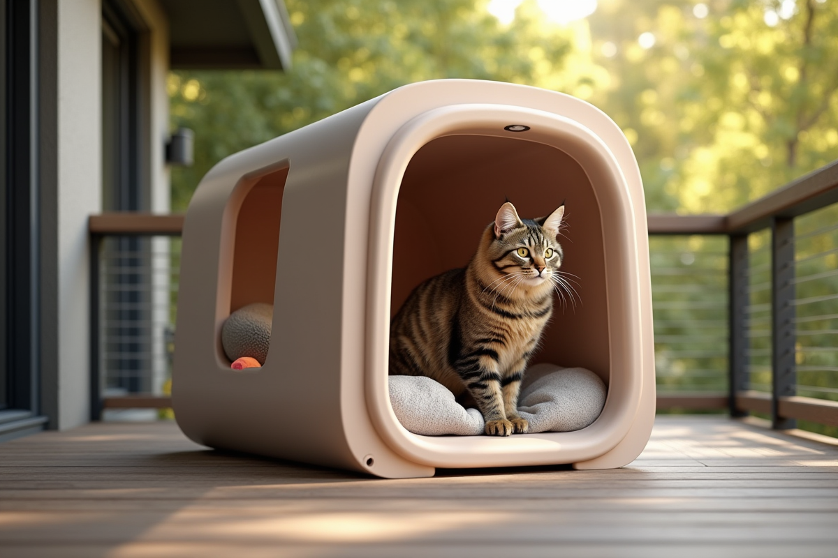 chat extérieur